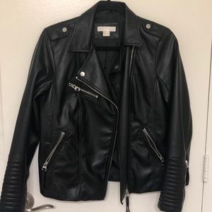 Faux leather jacket